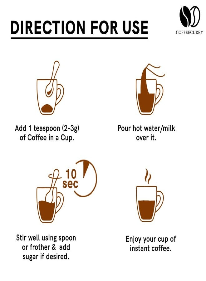 COFFEECURRY Choco Orange Coffee (50 Grams) - Enhanced Energy & Digestive Care | Arabica Instant Hot & Cold Coffee - Image 5