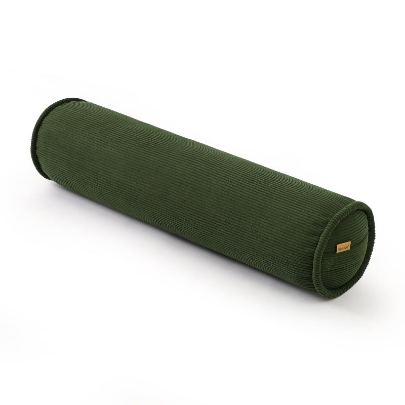 Ailuteie Body Pillow for Adults â€“ Corduroy Long Round Bolster Pillow for Bed, Cuddle Pillow with Full Support for Side Sleepers & Restful Sleep,39 x 7.87 Inches,Avocado Green - Image 1