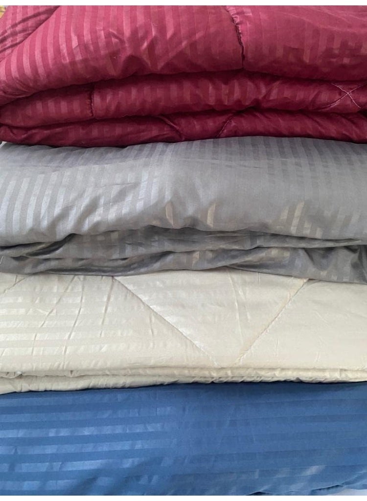 Striped Hotel-Quality Anti Allergic Bed Pillows | 50 × 75 cm, | Back, Neck and Shoulder Support Pillows | Soft and Fluffy Microfiber, Assorted Color - Image 3