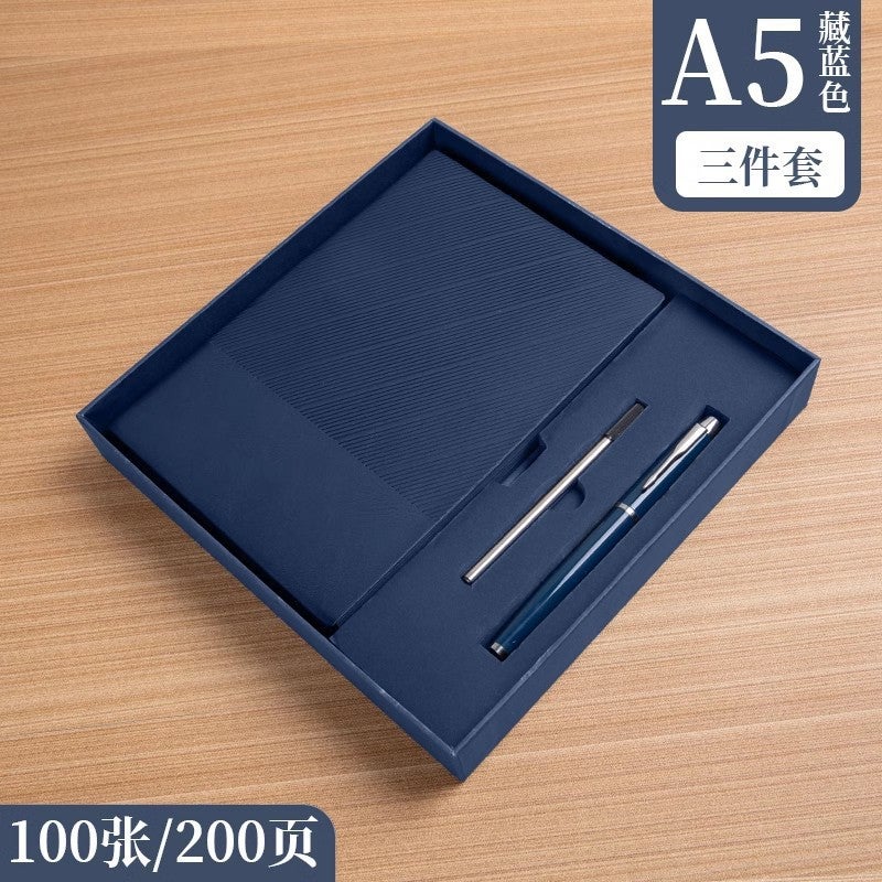 Soft Leather Notebook A5 Thick Notebook Can Be Printed With Logo Wenzhou B5 Soft Leather Business Office Meeting Notebook - Image 1