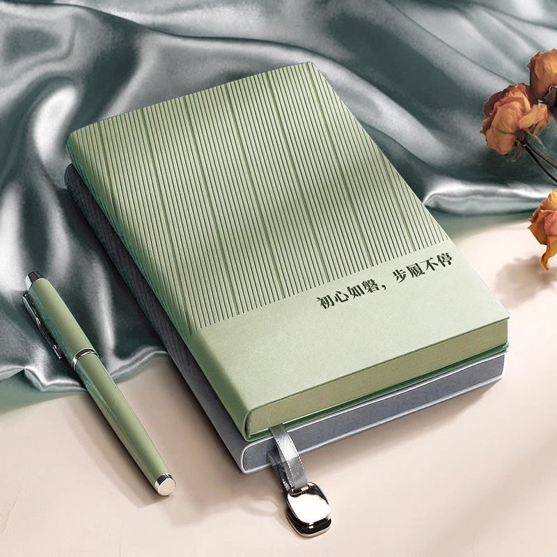 Soft Leather Notebook A5 Thick Notebook Can Be Printed With Logo Wenzhou B5 Soft Leather Business Office Meeting Notebook - Image 2