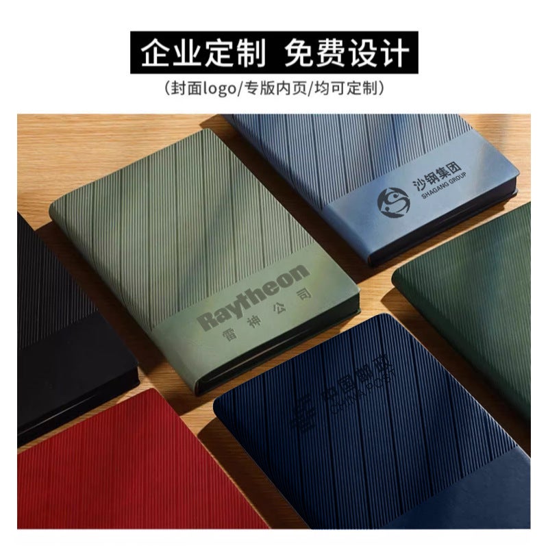 Soft Leather Notebook A5 Thick Notebook Can Be Printed With Logo Wenzhou B5 Soft Leather Business Office Meeting Notebook - Image 3
