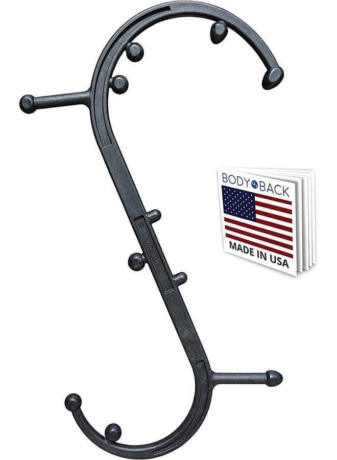 Body Back Buddy Classic USA Made Handheld Full Body Massage Cane Pressure & Trigger Point Massage Tool for Deep Tissue Pain Relief - Dual Massage Hooks for Back, Shoulder, Neck. Manual Back Massager - Image 1