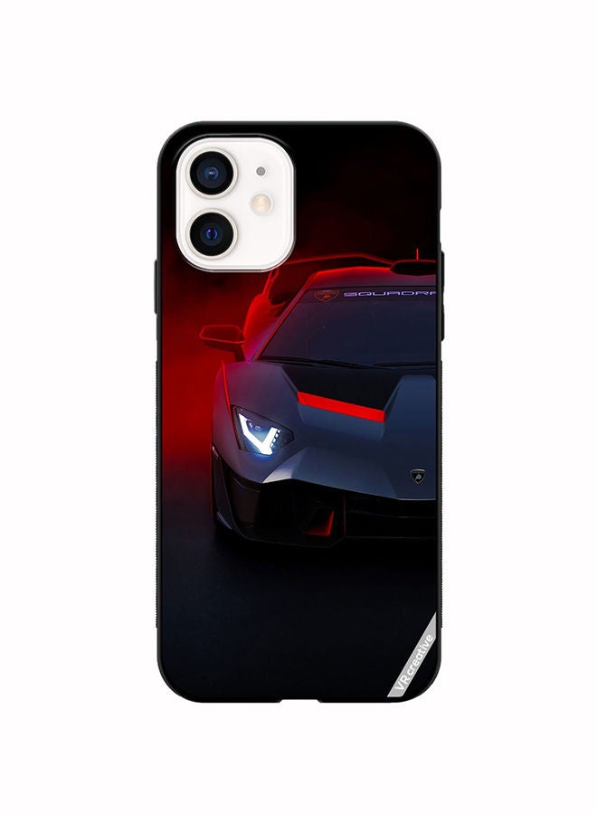 VR CREATIVE Protective Case Cover For Apple iPhone 12 mini Lamborghini Sc18 Design Multicolour - Image 1
