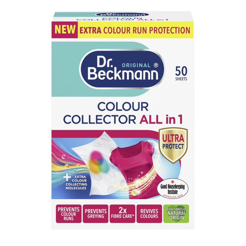 Dr. Beckmann Colour & Dirt Collector | For longlasting colour protection of laundry | 50 sheets - Image 1
