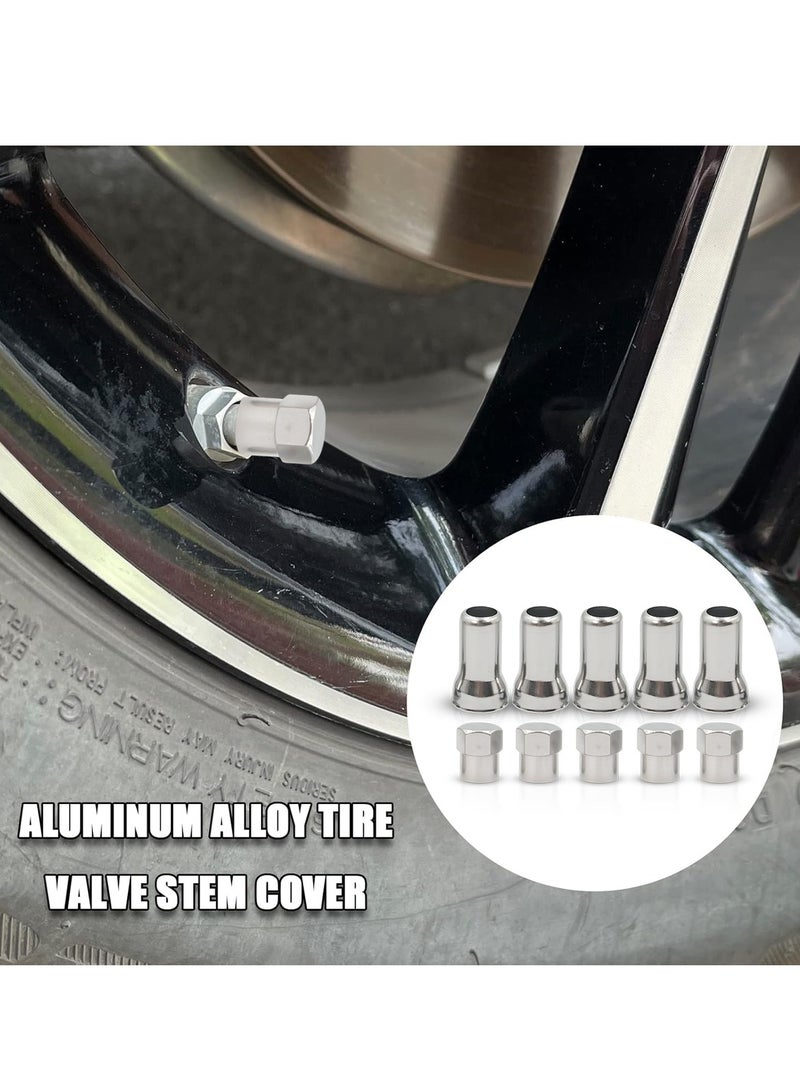 3XR Royal Tools Hi-Tech Tire Valve Stem Cover Set, Aluminum Alloy Weather-Proof Dust Caps for Car, Motorcycle, Bicycle, Electric Scooter, Anti-Leak, Anti-Theft, Corrosion-Resistant, 10 Pcs 47337 - Image 4