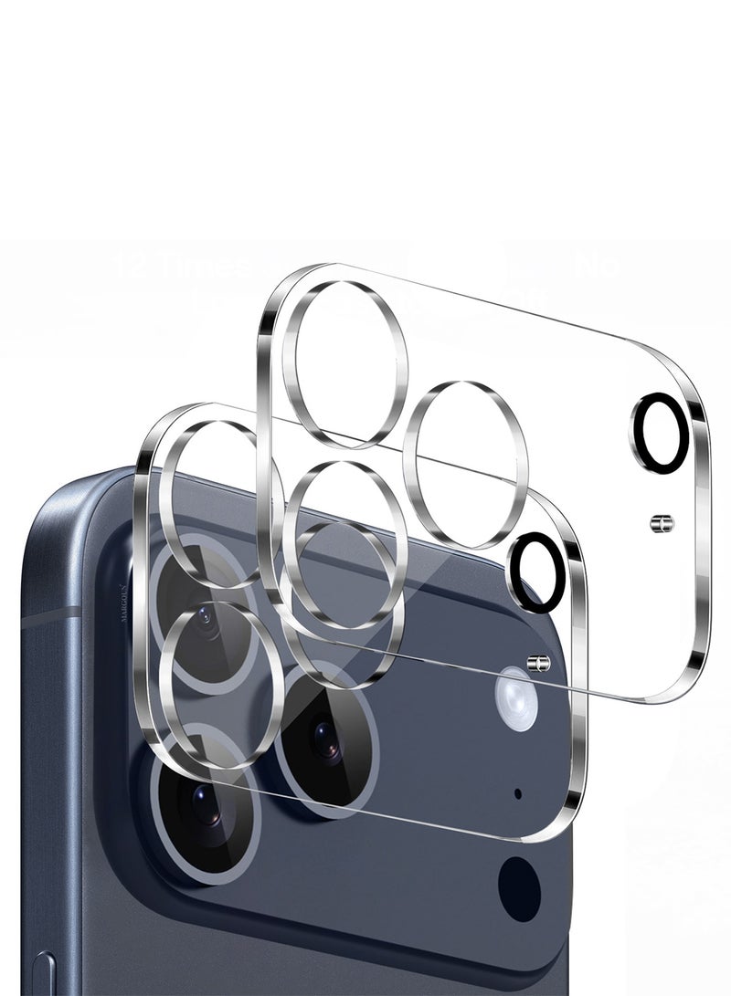 CATANES 2Pieces Camera Lens Protector 9H Tempered Glass for iPhone 17 Pro Max -Clear - Image 1