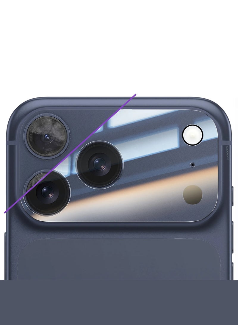 CATANES 2Pieces Camera Lens Protector 9H Tempered Glass for iPhone 17 Pro Max -Clear - Image 4