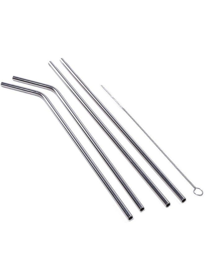 Reusable Stainless Steel Straws for Drinking Juice Smoothies or Water from Bottle  - Image 3