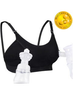 Momcozy Hands Free Pumping Bra, Adjustable Breast-Pump Holding and Nursing Bra  - Image 1