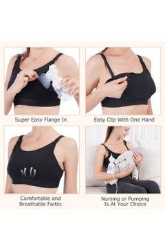 Momcozy Hands Free Pumping Bra, Adjustable Breast-Pump Holding and Nursing Bra  - Image 5