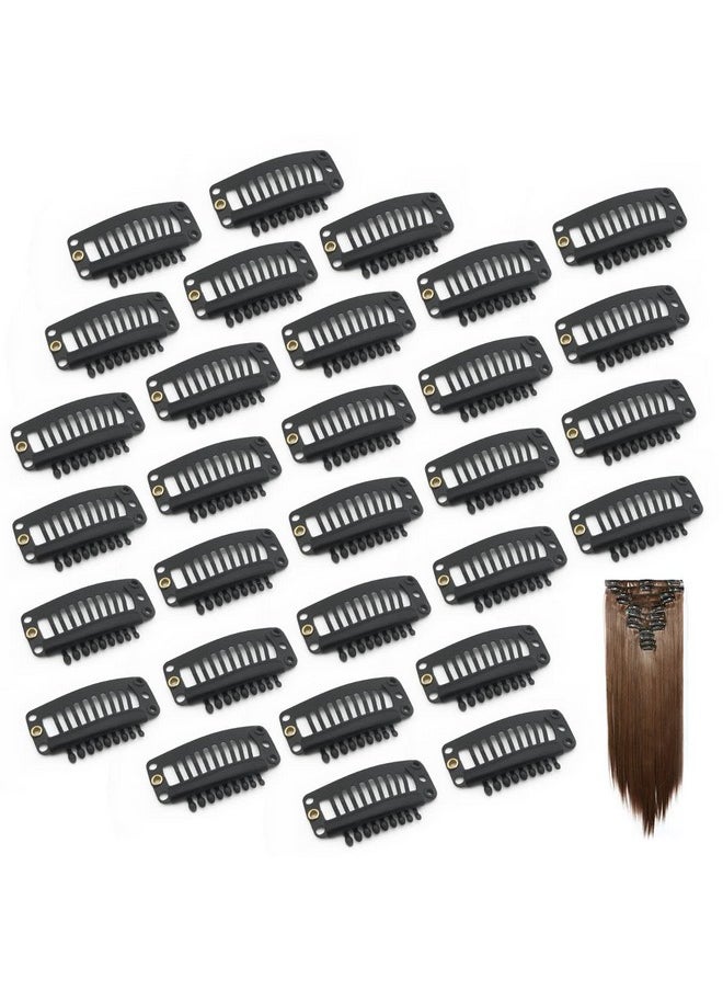 Dreamlover Hair Extension Clips, Wig Clips To Secure Wig, 9 Teeth, 30 Pieces  - Image 1