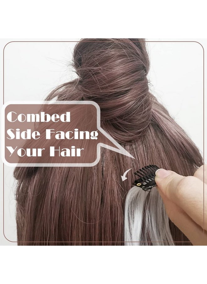 Dreamlover Hair Extension Clips, Wig Clips To Secure Wig, 9 Teeth, 30 Pieces  - Image 5