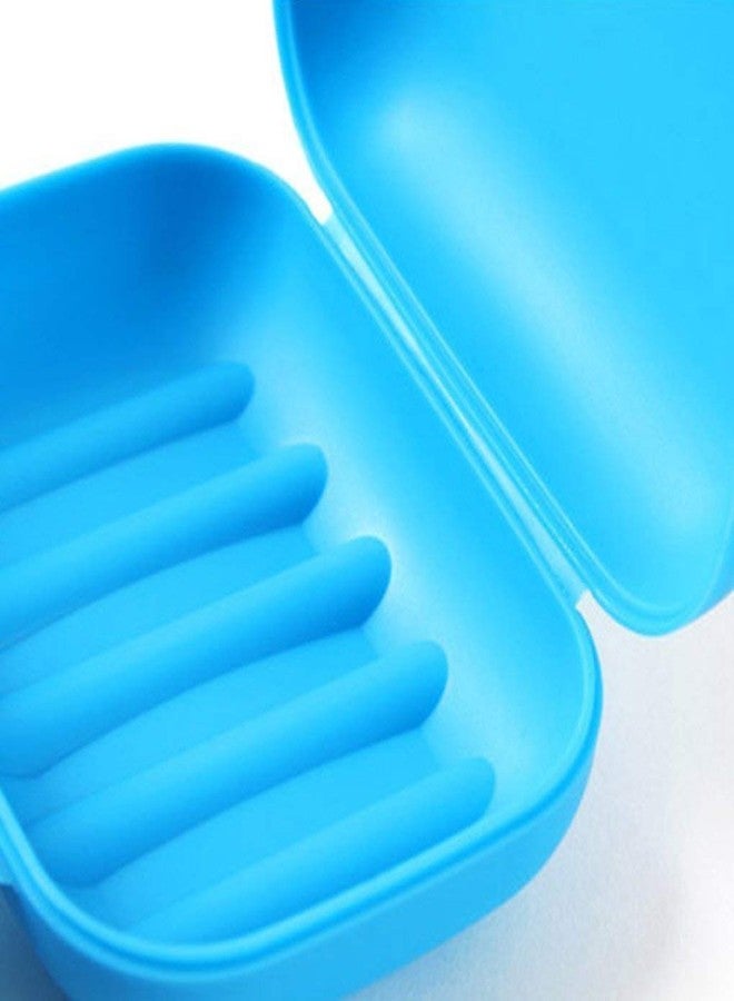 CELLEBII® Plastic Travel Soap Box Soap Case Holder for Bathroom Multicolour - Image 2