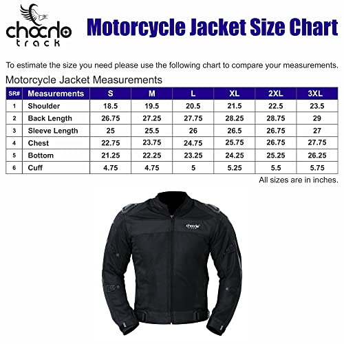 ChoCho Track Chocho Mesh Motorcycle Jacket for Men Summer Motorbike Riding Jacket with Armor Racing Protection Jacket (Medium, Black) - Image 2