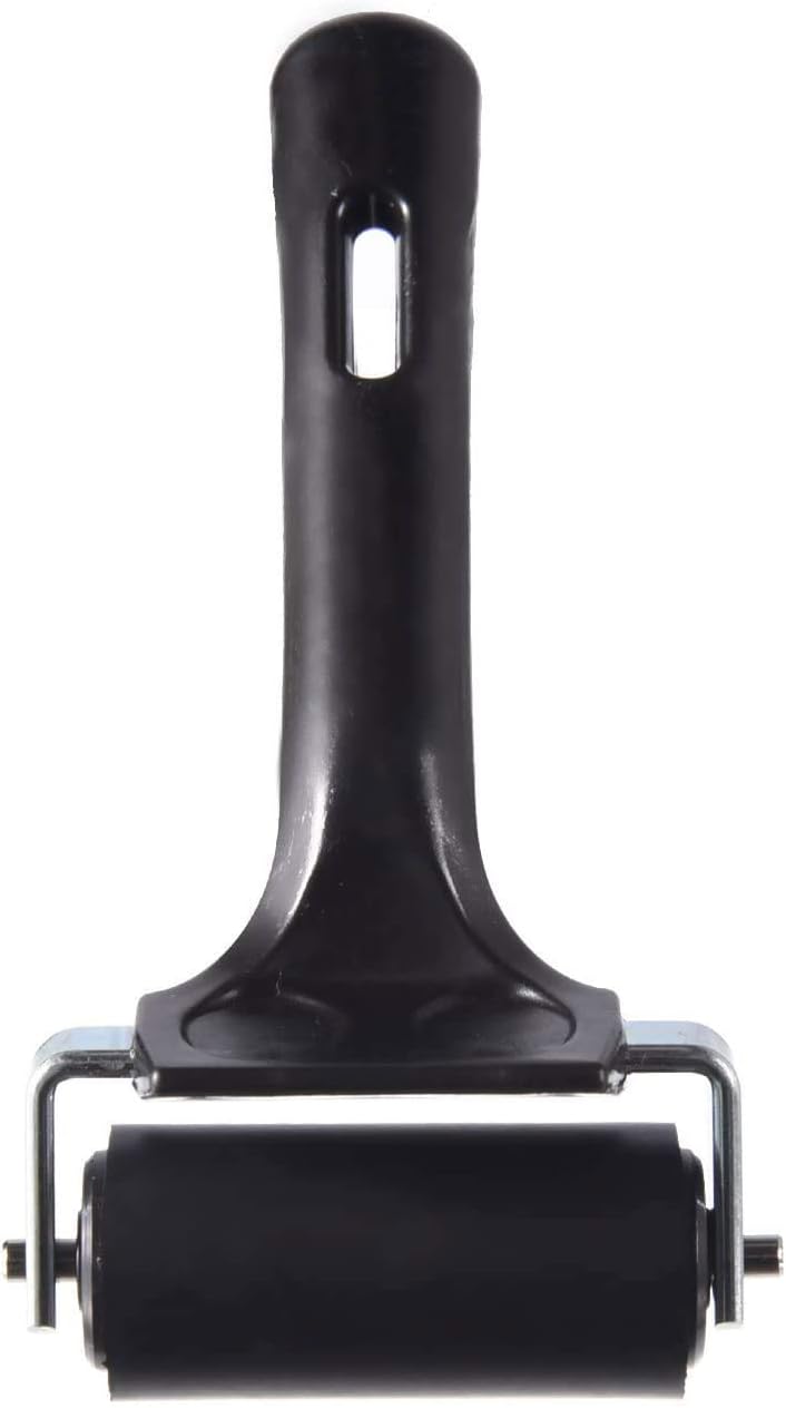 AKIRO 2Pcs Rubber Brayer Roller for Printmaking, Great for Gluing Application Also. (4inch+2.2 inch) - Image 3