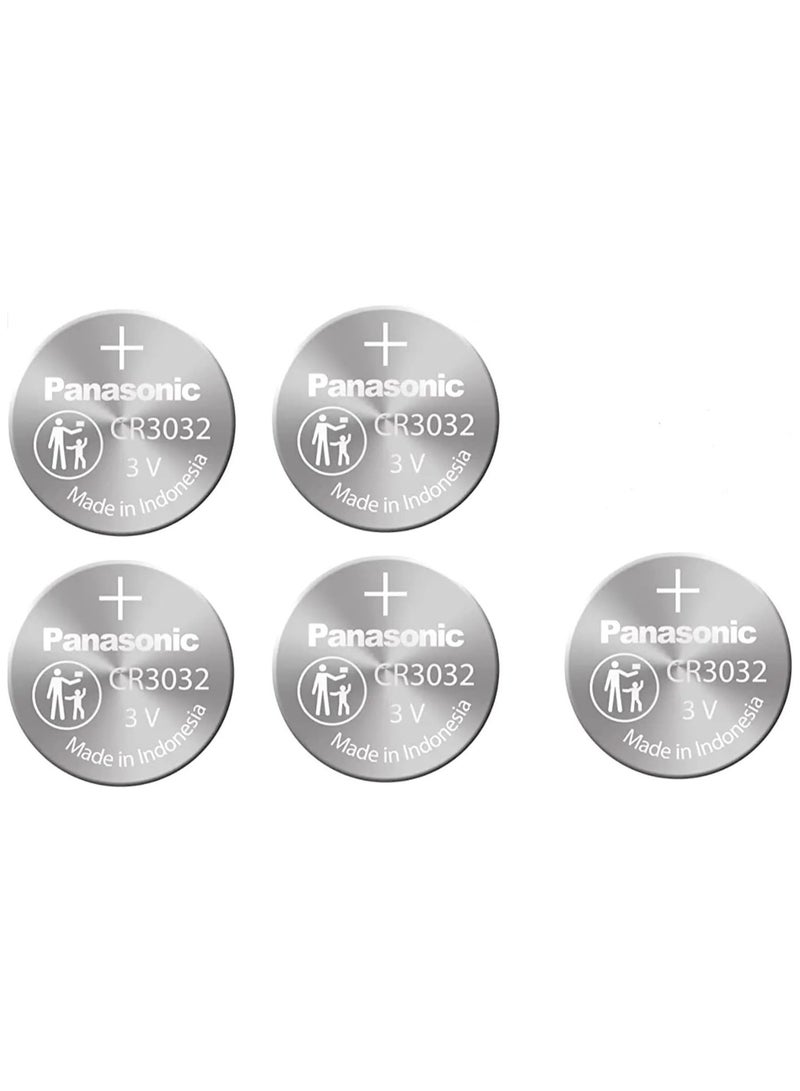 Panasonic 5-Pieces Panasonic CR3032 Lithium 3V Indonesia Batteries - Image 2