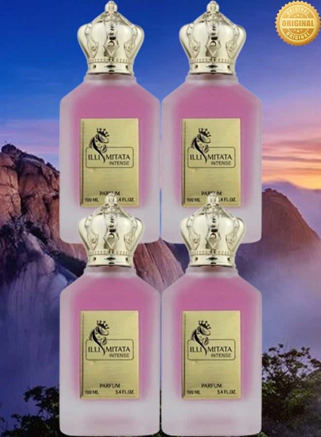 INTENSE 4 Pieces Illi Mitata Intense Perfume 100ml EDP - Image 1