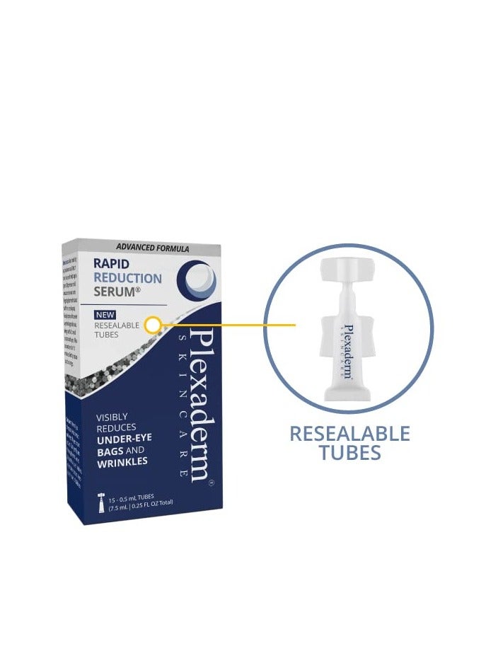 Plexaderm Plexaderm Rapid Reduction Eye Serum - Advanced Formula - Anti Aging Serum Visibly Reduces Under-Eye Bags, Wrinkles, Dark Circles, Fine Lines & Crow's Feet Instantly - (0.25 Fl Oz) - Image 2