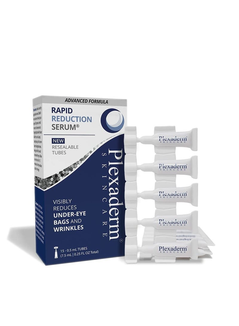 Plexaderm Plexaderm Rapid Reduction Eye Serum - Advanced Formula - Anti Aging Serum Visibly Reduces Under-Eye Bags, Wrinkles, Dark Circles, Fine Lines & Crow's Feet Instantly - (0.25 Fl Oz) - Image 1