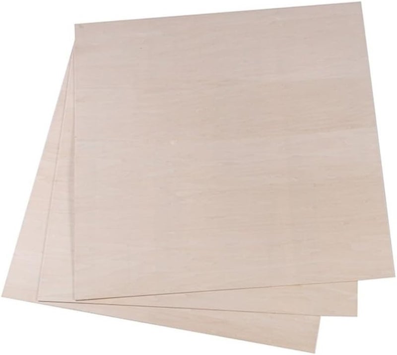 10pcs Balsa Wood Sheets Ply, 100/200/300mm Long Solid Wood Boards, 1-8mm Thin Boards for Accessories Unfinished Wood(300x100x4mm) - Image 3