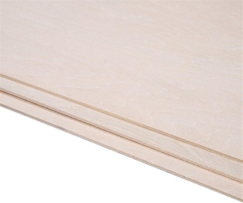 10pcs Balsa Wood Sheets Ply, 100/200/300mm Long Solid Wood Boards, 1-8mm Thin Boards for Accessories Unfinished Wood(300x100x4mm) - Image 4