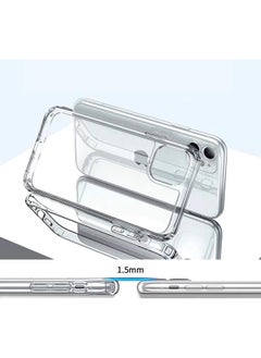 NuSense Crystal Clear Case For Iphone 12 Pro Max 6.7" Anti-Scratch Shock Absorption Cover, Slim Tpu Bumper With Reinforced Edges  - Image 2