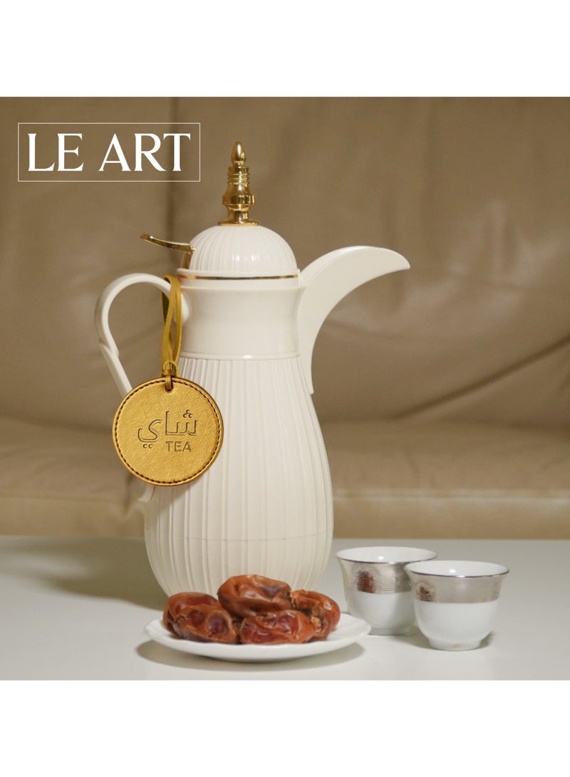 LeArt Dallah Flask Tags - Dallah Coffee Pot, Tea, Coffee and Karak Tag | Dallah Tags (Gold - Set of 3) - Image 4