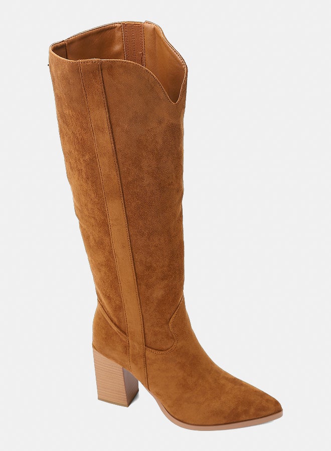 Dejavu Shoes PRD-DVTX-009 Havan Knee High Plain Suede Boot  For Women - Image 1