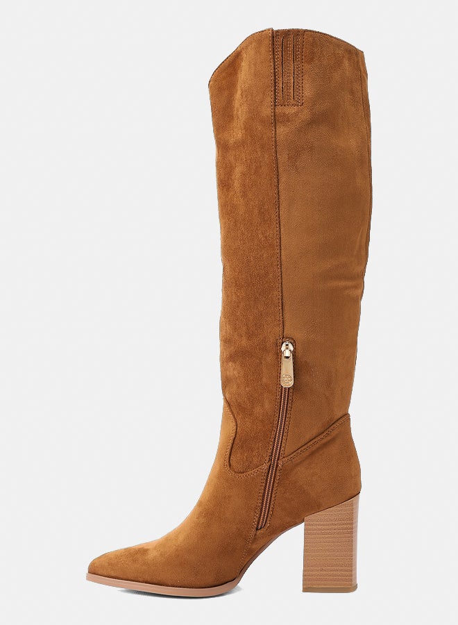 Dejavu Shoes PRD-DVTX-009 Havan Knee High Plain Suede Boot  For Women - Image 4