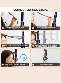 Joshberg 5-in-1 High-Speed Hair Styler Brush & Hair Dryer, Hair Curler,Hot Air Brush Set,110000 RPM, Advanced Negative Ionic Technology, 1300W Air Styling Curling Iron, 3 Temps & 3 Speeds, Powerful Hot Air Brush, Oval  - Image 3