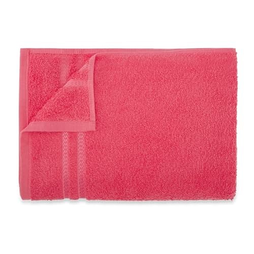 Welspun 100% Cotton Quick Dry Bath Towel | High Absorbency Super Soft, Fast Drying Towels for Bath | 380 GSM Large Size 1 Piece Bath Towel for Men and Women | Sized 70cm X 150cm Coral - Image 3