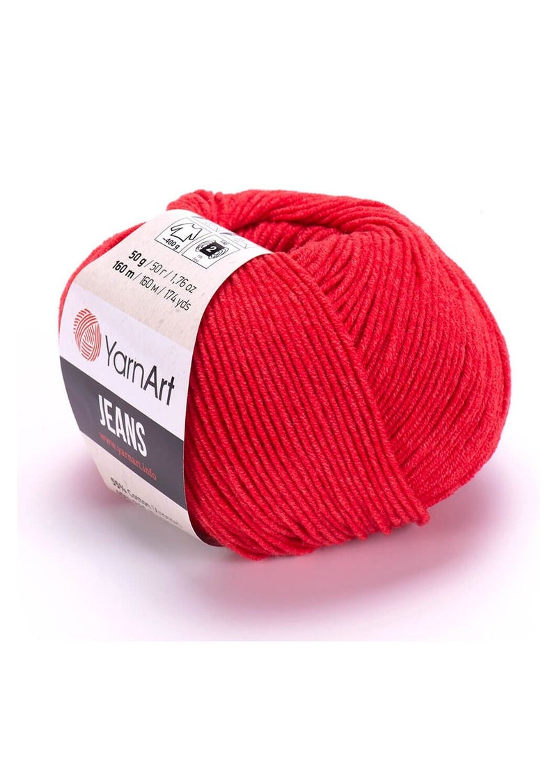 YarnArt Set Of 5 Pcs High Quality Jeans Yarn For Knitting - Image 1