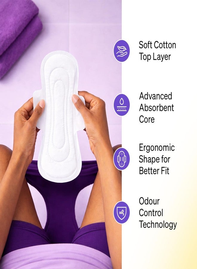 Namyaa Sanitary Pads XXL 320mm – Extra Long, Ultra Thin, Winged & Leak-Proof Pads for Heavy Flow – Breathable, Rash-Free Comfort (40 Pads) - Image 3