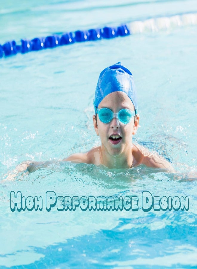 KRESHU Swimming Cap and Goggles for Men Women Anti Fog UV Protected High Elasticated Silicone Material Swimming Goggles Cap Case Waterproof Fully Adjustable Cap and Goggles (Blue, Pack of 1) - Image 4