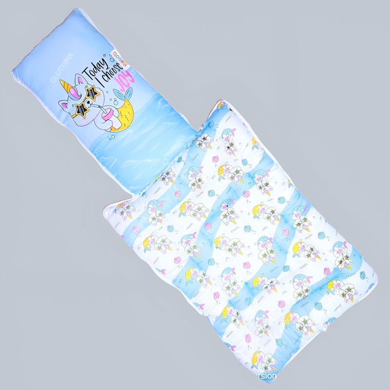 Frido فريدو سرير أطفال 3 في 1، كيس نوم وعش محمول، أغطية قطنية للأطفال حديثي الولادة والرضع، سرير محمول، لحمل الأطفال وغير محدد الجنس من 0 إلى 12 شهر (رمادي فاتح) (أزرق سماوي) - Image 4