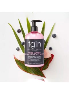 Tgin Rose Water Smoothing Leave-In Conditioner for Natural Hair 384ml  - Image 3