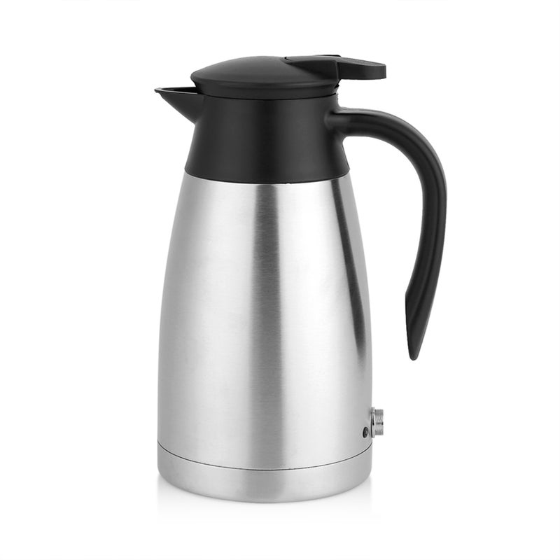 12V 1000ml Stainless Steel Car Automobile Electric Heating Kettle Portable Water Cup - Image 2