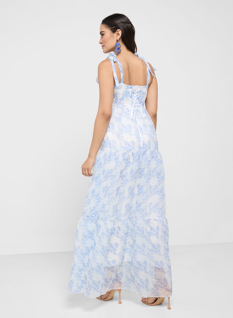 ELLA Floral Tiered Dress - Image 2