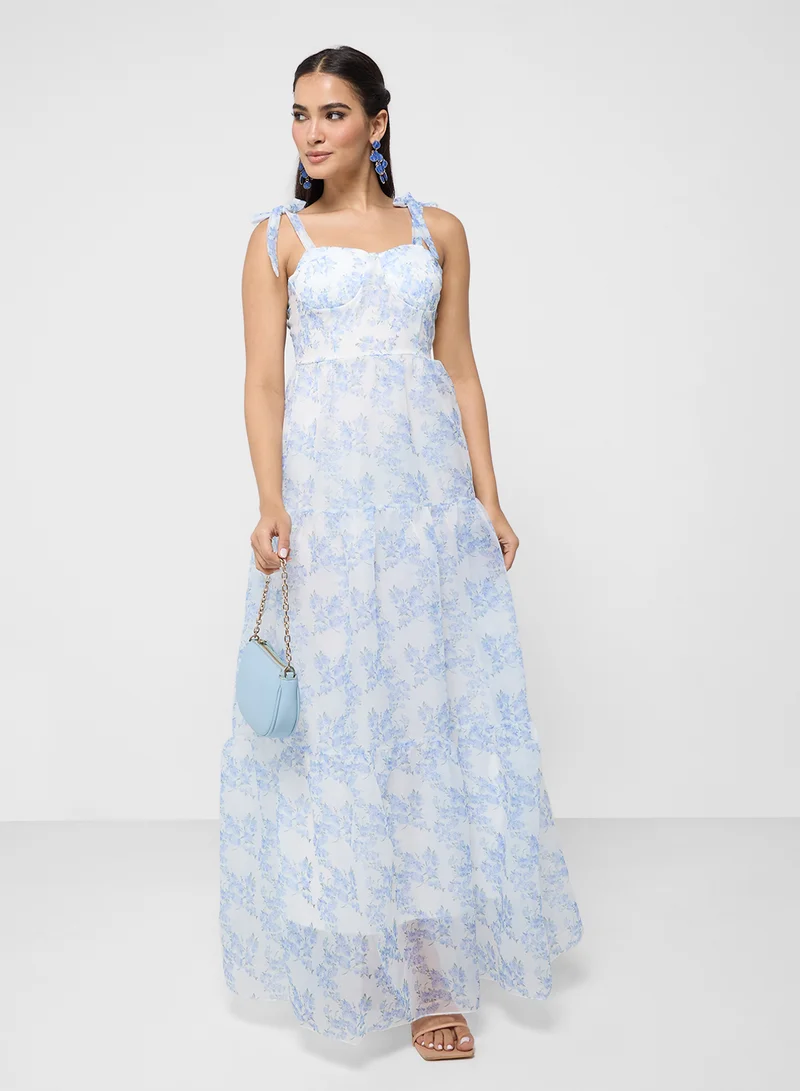 ELLA Floral Tiered Dress