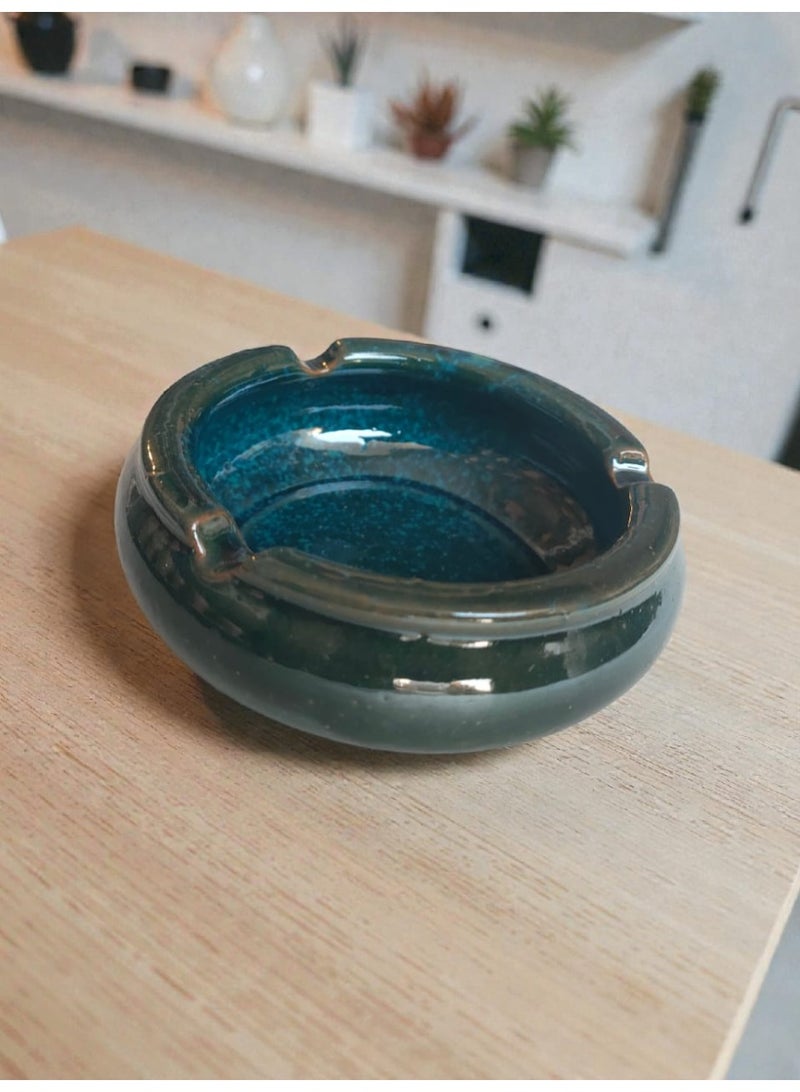 color zone pottery A uniquely designed ashtray made of pottery and ceramic - Image 3