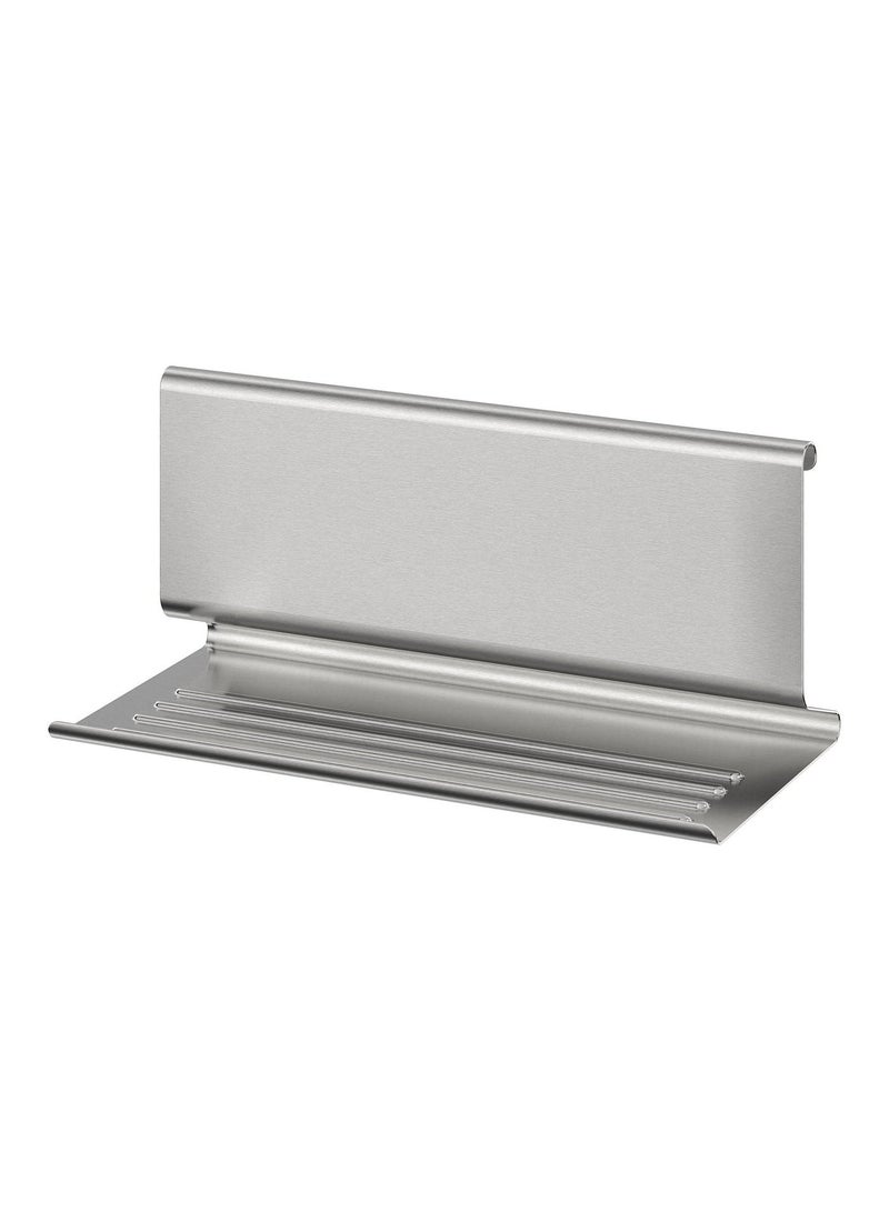 Tablet stand, stainless steel, 26x12 cm