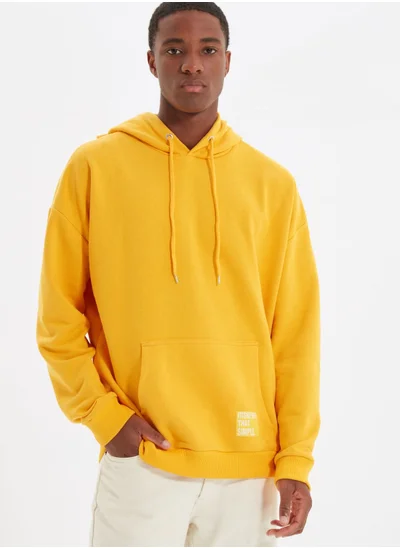 trendyol Oversize Essential Hooded Sweatshirt
