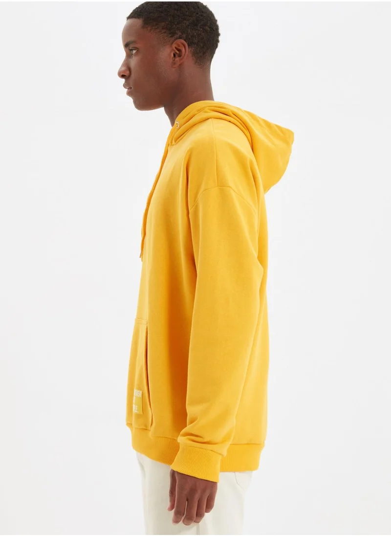 trendyol Oversize Essential Hooded Sweatshirt