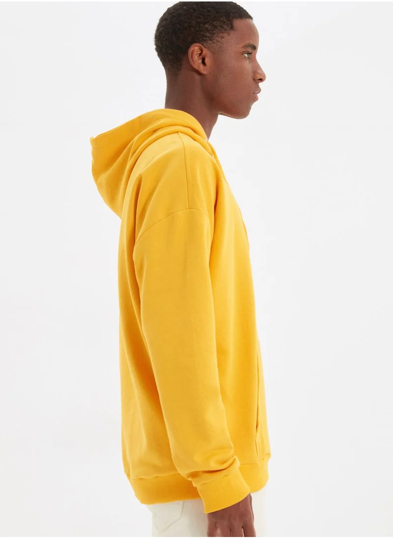 trendyol Oversize Essential Hooded Sweatshirt