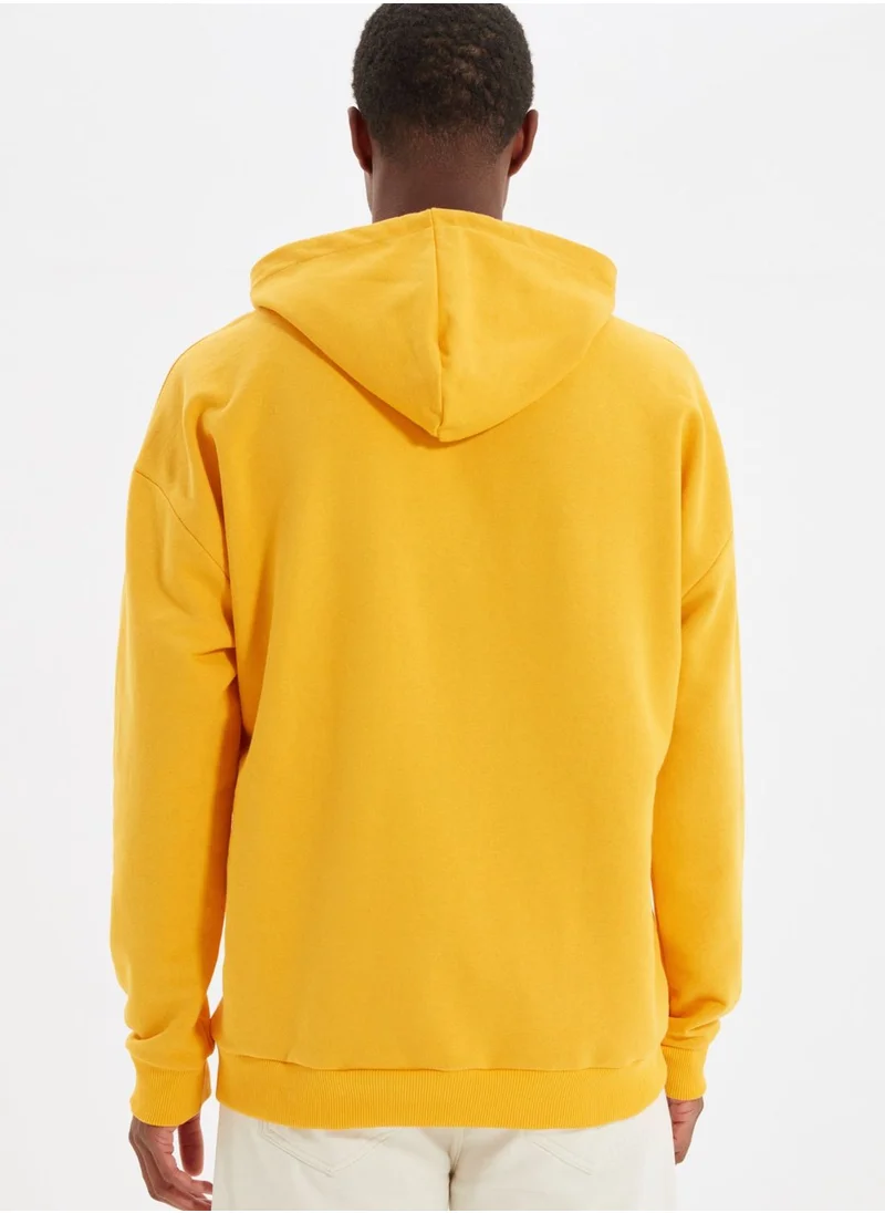 trendyol Oversize Essential Hooded Sweatshirt