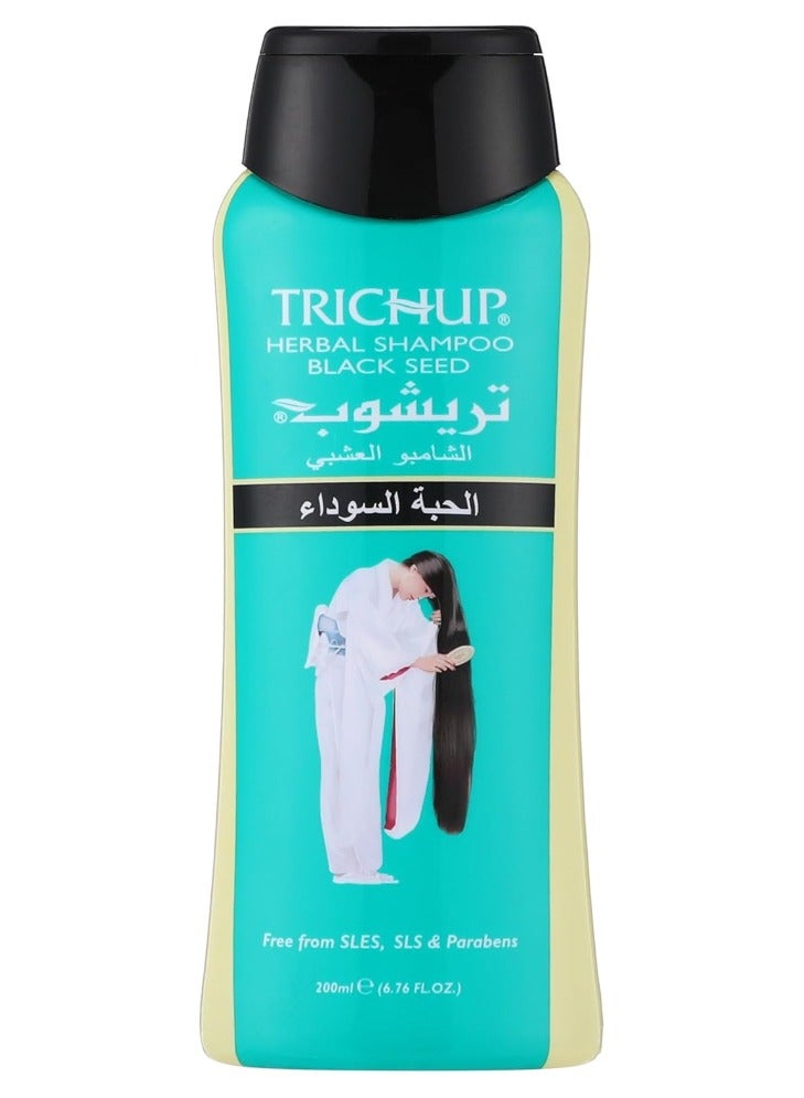 تريشوب شامبو الشعر بالحبة السوداء (الكلنجي) - (200)مل | مُقوّي، مُغذّي، ومضاد لتساقط الشعر - Image 1