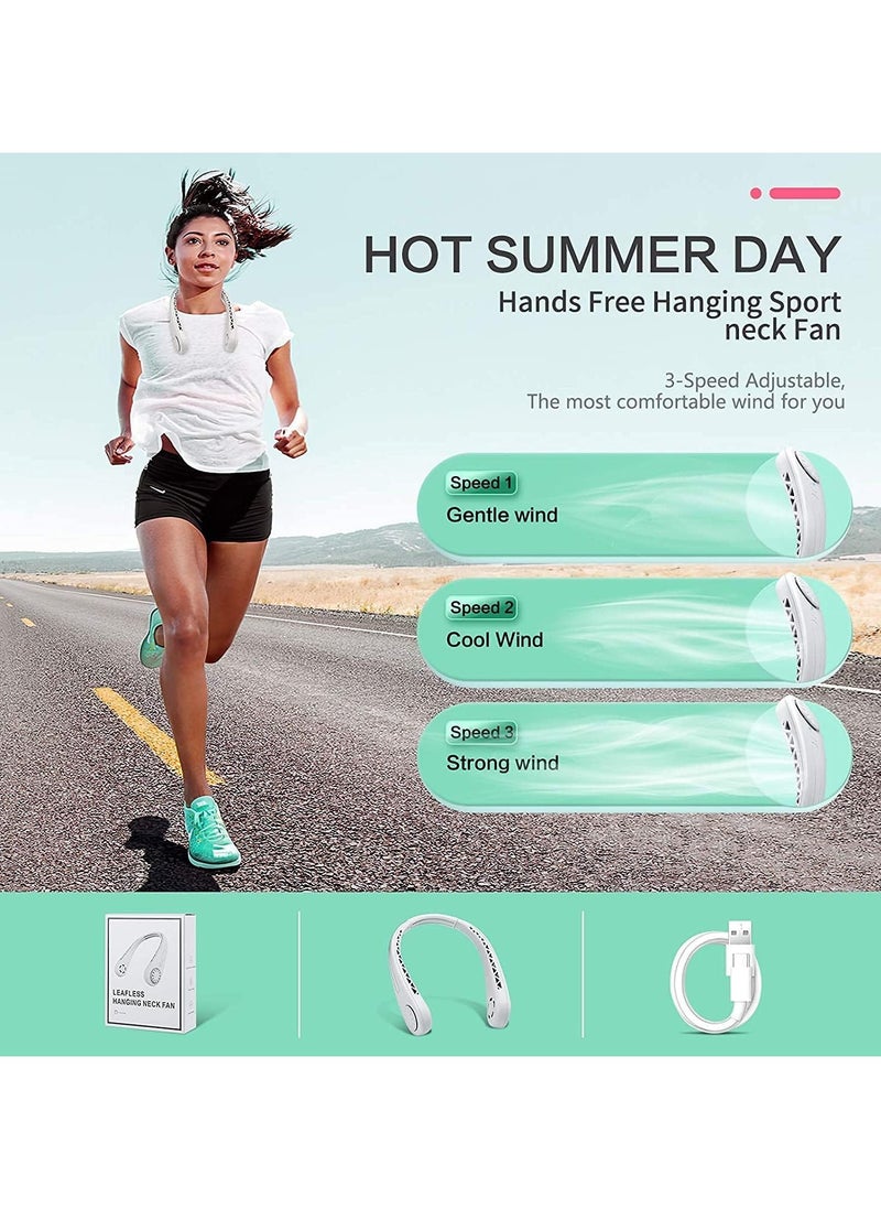 Toy Box - Portable Hanging Neck Fan Mini Cooling Air Cooler USB Fan - Image 1