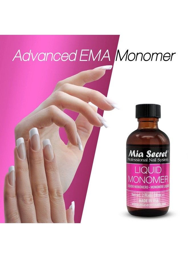 MIA SECRET Ecret Liquid Monomer Professional Acrylic Nail Liquid For Acrylic Powder Ema Monomer Nail Monomer Liquid Ema Monomer Acrylic Nail Liquid  - Image 3