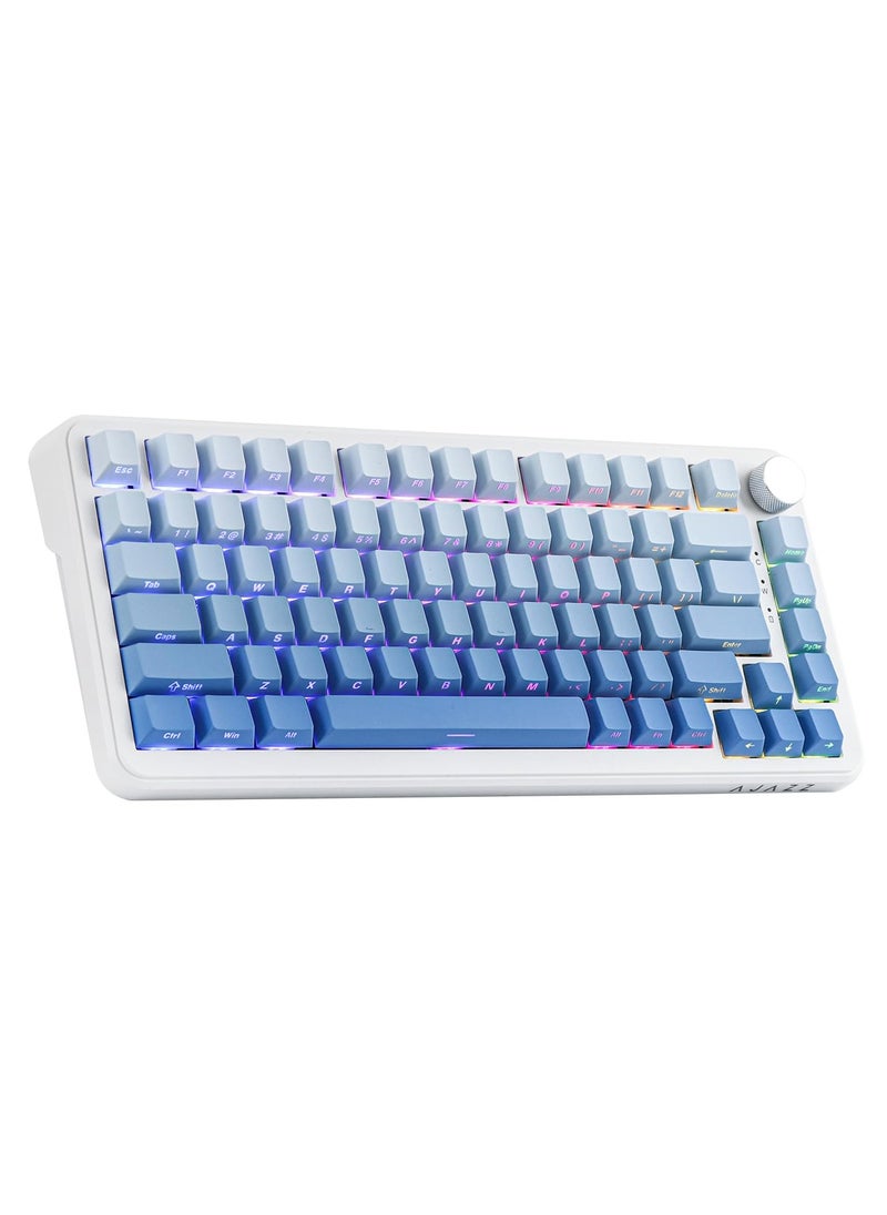 A-jazz AK820 MAX Gasket Mount Wireless Mechanical Keyboard BT5.0/2.4GHz/USB-C Gaming Keyboard 5 Layer Pad Flex-cut PCB FR4 Plate with RGB Backlight for Win/Mac  - Image 1